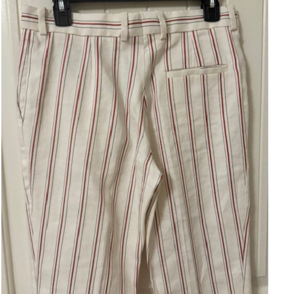 Sandro Paris Ringo Cropped Striped Pants 38 - Picture 3 of 9